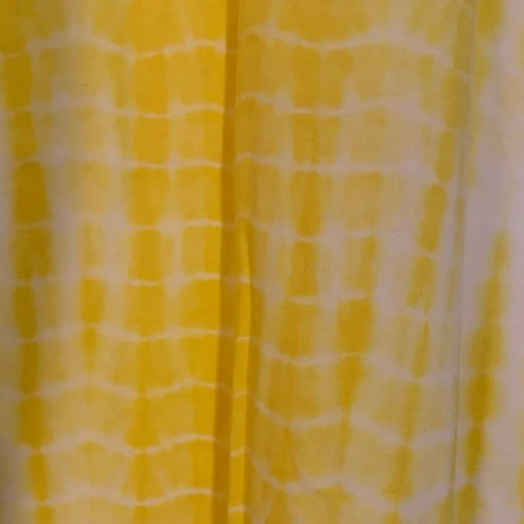 Polo by Ralph Lauren Yellow and White Tie-Dye Midi Dress - Picture 3 of 6